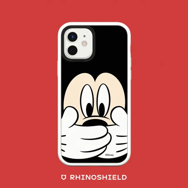 【RHINOSHIELD 犀牛盾】iPhone 12 mini/12 Pro/Max Mod NX邊框背蓋手機殼/米奇系列-米奇摀嘴(迪士尼)