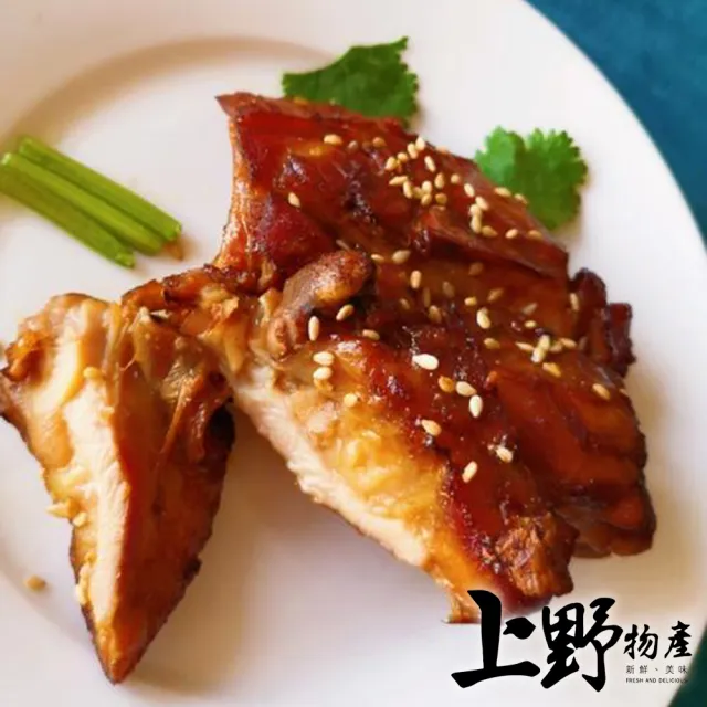 【上野物產】香甜吮指蜜汁雞腿排20片(100g±10%/片 雞排  去骨雞腿排)