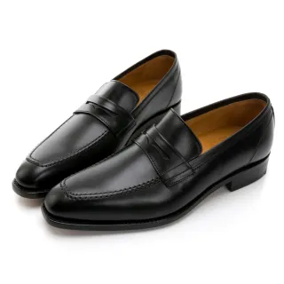 【GEORGE 喬治皮鞋】Berwick 西班牙進口-固特異工藝尖頭皮底紳士樂福鞋 -黑 435039KM-10