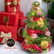 【摩達客】耶誕_台製迷你1尺 30cm 裝飾聖誕樹(木質雪花系+LED20燈銅線燈-暖白光/USB電池兩用充電)