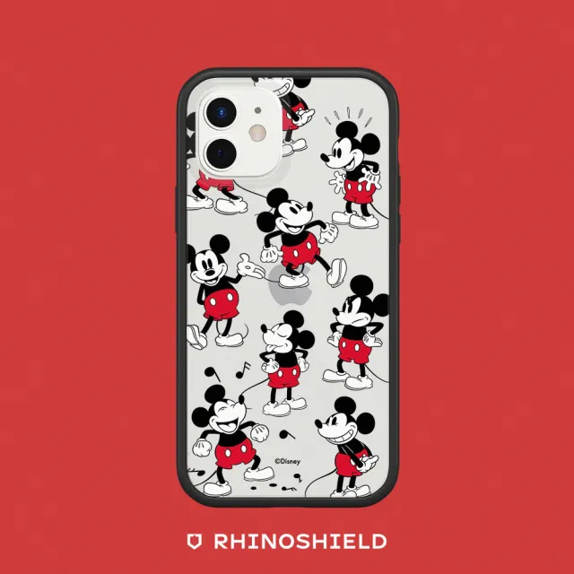 【RHINOSHIELD 犀牛盾】iPhone 12 mini/12 Pro/Max Mod NX邊框背蓋手機殼/米奇系列-米奇的常態(迪士尼)