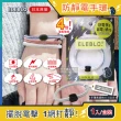 【日本ELEBLO】頂級4倍強效條紋編織防靜電手環-氣質白色(1.9秒急速除靜電髮圈)