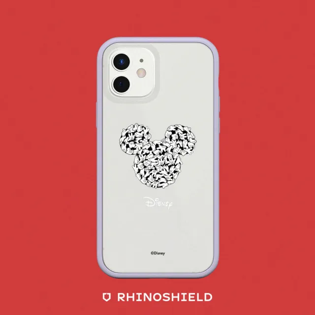 【RHINOSHIELD 犀牛盾】iPhone 12 mini/12 Pro/Max Mod NX邊框背蓋手機殼/米奇系列-米奇與白手套(迪士尼)