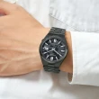 【CITIZEN 星辰】Mechanical系列 黑迷彩面盤 40小時動力儲存 機械腕錶 母親節 禮物(NJ0155-87E)