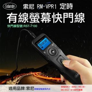 【Sidande 斯丹德】索尼 RM-VPR1螢幕快門線組