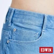 【EDWIN】男裝 大尺碼-迦績EJ9透氣復古牛仔短褲(重漂藍)