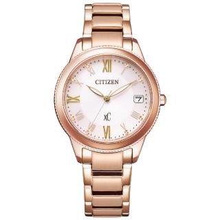 【CITIZEN 星辰】xC 亞洲限定自信閃耀光動能女錶-玫瑰金/32mm 母親節限定(EO1232-56W)