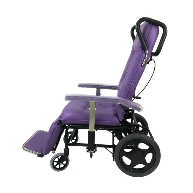 【Rollker 羅克】舒適高背椅 高背後躺椅 無段高背式椅 仰躺 無段調整(NO.115-紫色)
