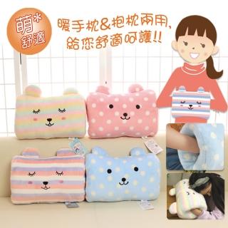 【DTW】卡哇伊造型暖手抱枕-2入