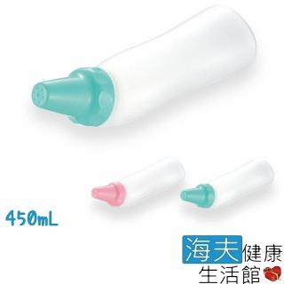 【海夫健康生活館】日本 簡易操作 標準型 清洗噴嘴瓶 450ml 綠色(HEFR-49)