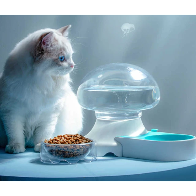 萌貝貝 2L寵物不鏽鋼半透明自動續水飲水機 貓咪飲水器(貓狗
