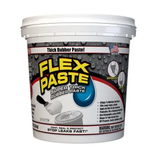 【Flex Paste】飛速防水補洞橡膠膏3磅-福利品2入(移除上層硬化部分 其餘可正常使用)