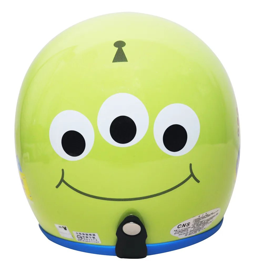 Toy story 玩具總動員】三眼怪-大臉半罩式安全帽-精裝版+抗uv短鏡片+6入免洗內襯套(速) - momo購物網- 好評推薦-