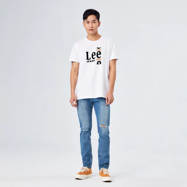 【Lee 官方旗艦】男裝 短袖T恤 / 復古膠捲 大LOGO 共2色 標準版型(LL210125K14 / LL210125AMR)