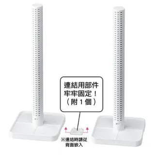 【NITORI 宜得利家居】吸濕脫臭寶特瓶瀝水架 2P WH 寶特瓶瀝水架 吸濕脫臭