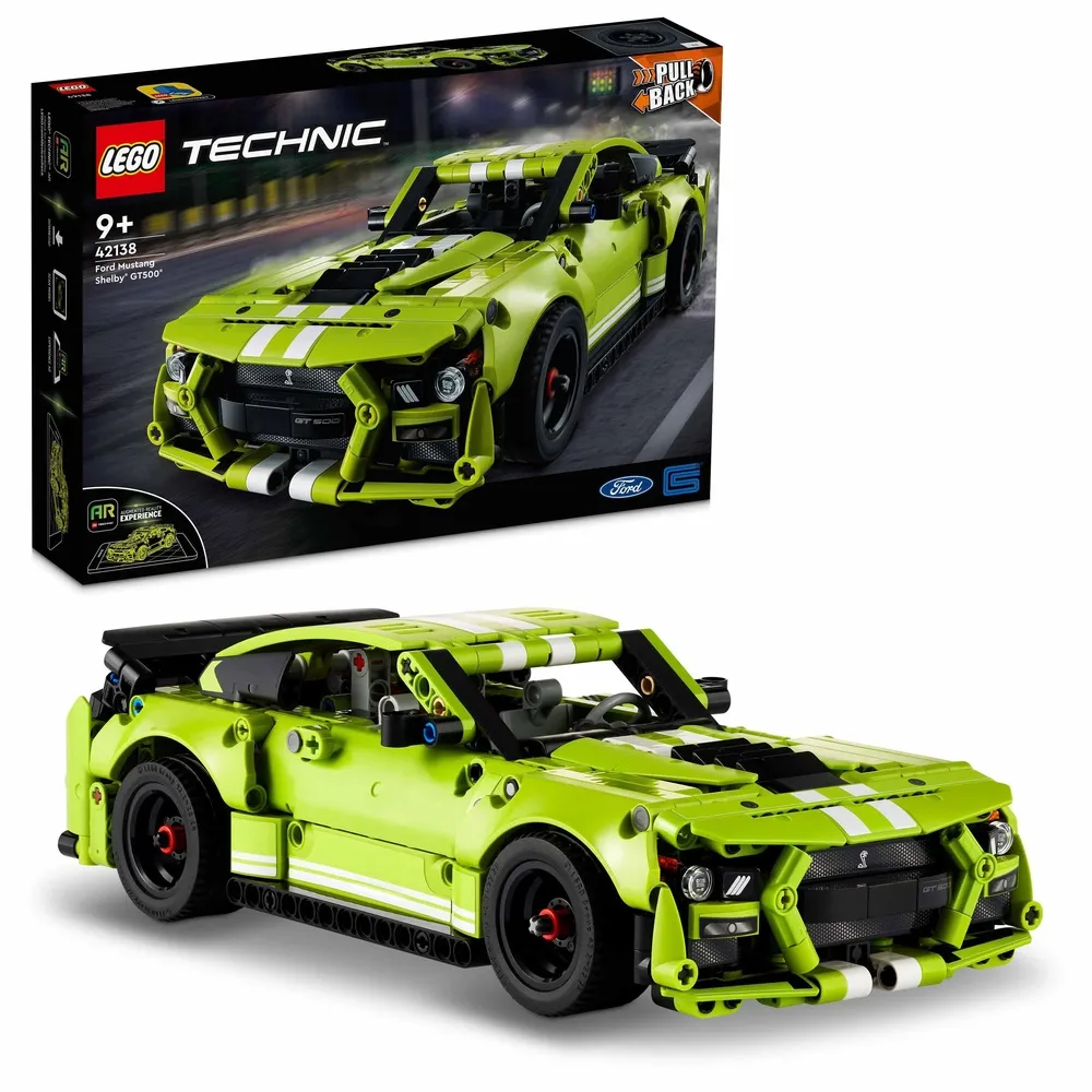 【LEGO 樂高】科技系列 42138 Ford Mustang Shelby GT500(賽車 跑車 模型 禮物)