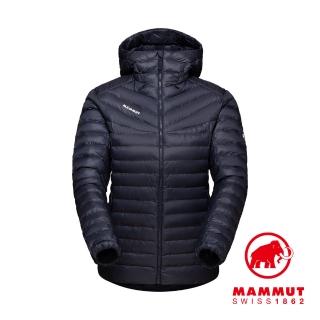 【Mammut 長毛象官方直營】Albula IN Hooded Jacket 防潑水連帽化纖外套 海洋藍 女款 #1013-01790