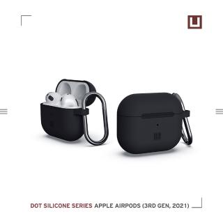【UAG】(U) AirPods 3 耐衝擊防塵矽膠保護殼-黑