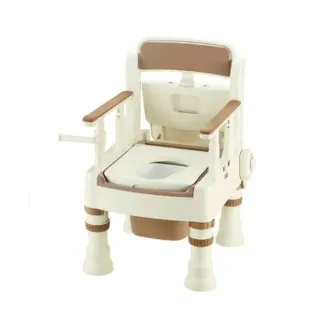 【海夫健康生活館】日本 暖房 脫臭型 可攜式 舒適便座便盆椅MH-D 白(HEFR-42)