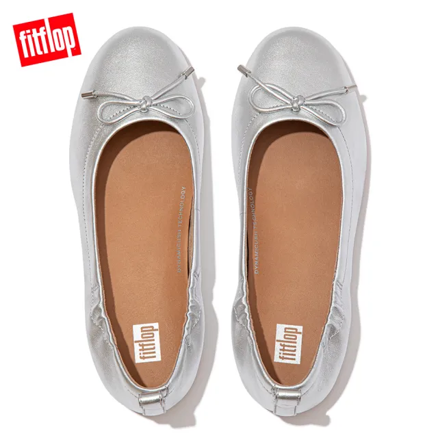 FitFlop】ALLEGRO BOW LEATHER BALLERINAS 經典全皮革芭蕾舞鞋娃娃鞋