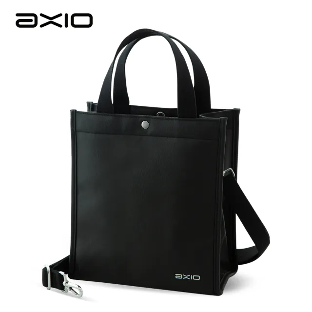 【AXIO】KISS Shoulder bag 隨身帆布吐司包(AKT-286B 黔黑色)