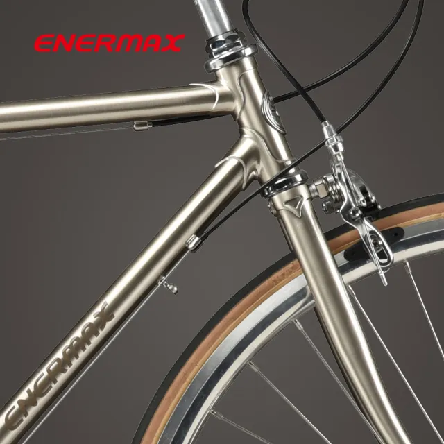 【ENERMAX 安耐美】古典城市休閒自行車-特仕版48cm(自行車/單車/通勤/古典/復古城市車)