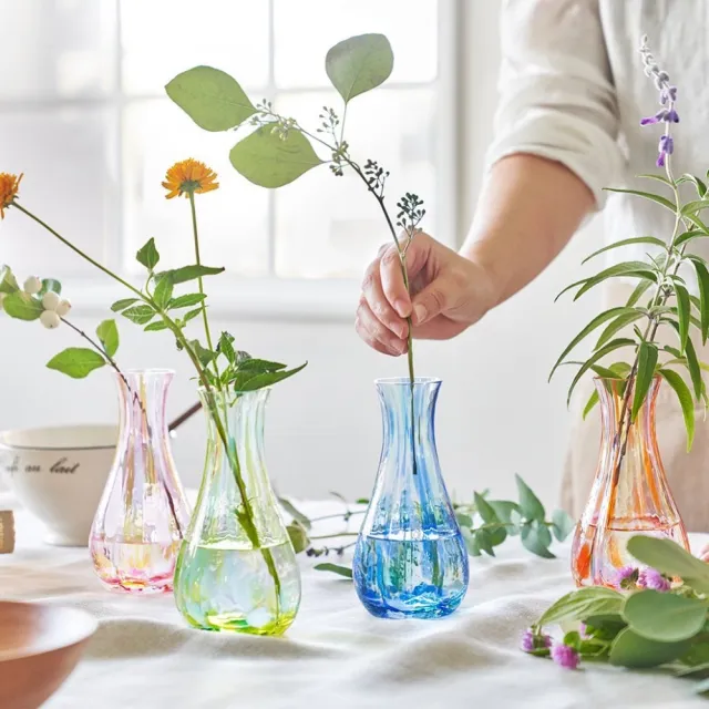 【ADERIA】日本津輕 花瓶 光Hikari系列 4款花色(花瓶 花器)