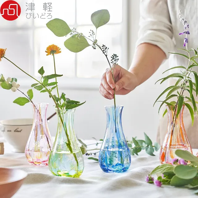 【ADERIA】日本津輕 花瓶 光Hikari系列 4款花色(花瓶 花器)