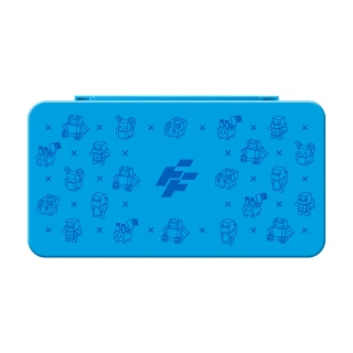 【FlashFire】switch副廠遊戲卡24片磁吸收納盒(藍色)