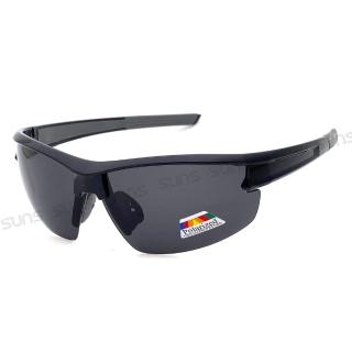 【SUNS】Polarized運動太陽眼鏡 頂規強化偏光鏡片 防滑/輕量 S827 抗UV400(採用PC防爆鏡片/防眩光/防撞擊)