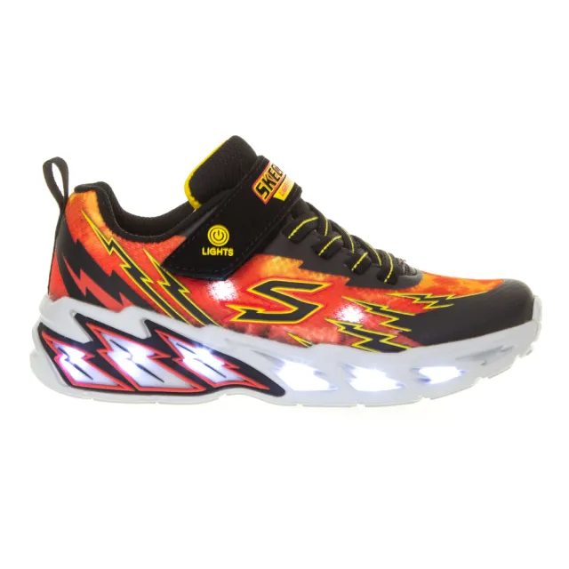 【SKECHERS】男童鞋系列 燈鞋 LIGHT STORM 2.0(400150LBKRD)