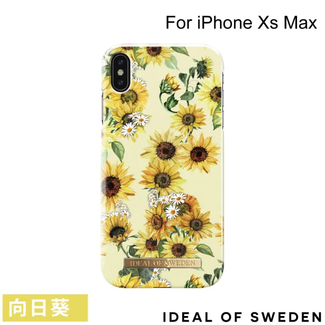 【iDeal Of Sweden】iPhone Xs Max 6.5吋 北歐時尚瑞典流行手機殼(向日葵)