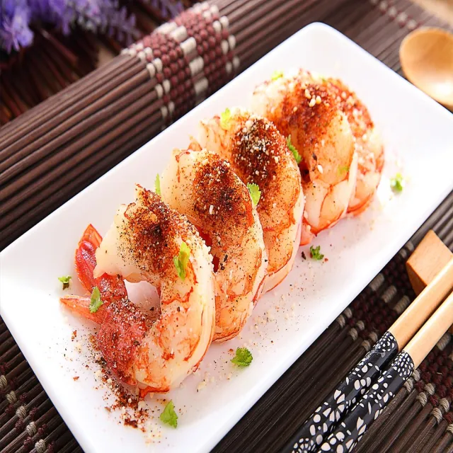 【華得水產】生食級天使紅蝦仁2包組(450g/包/ 特大尾)