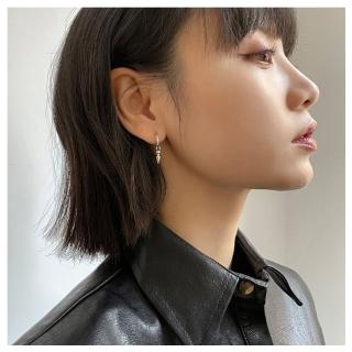 【HaNA 梨花】韓國S義大利獨立設計師．小眾尖鉚釘耳環(針式 耳環 耳飾 耳圈 耳釘)