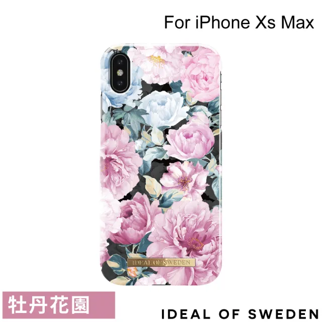 【iDeal Of Sweden】iPhone Xs Max 6.5吋 北歐時尚瑞典流行手機殼(牡丹花園)