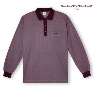 【CUMAR】男裝長袖羅紋領POLO衫/199251(舒適親膚)