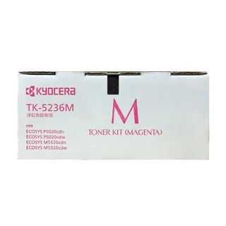 【KYOCERA 京瓷】TK-5236M 紅色 原廠盒裝碳粉匣 TK5236 適用 P5020cdn P5020cdw M5520cdn M5520cdw