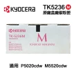 【KYOCERA 京瓷】TK-5236M 紅色 原廠盒裝碳粉匣 TK5236 適用 P5020cdn P5020cdw M5520cdn M5520cdw
