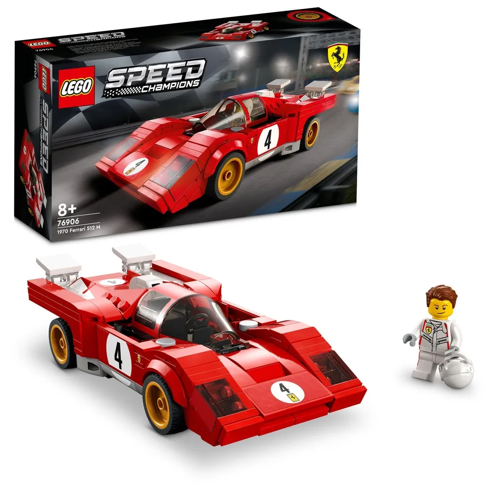 【LEGO 樂高】極速賽車系列 76906 1970 Ferrari 512 M(法拉利  賽車)