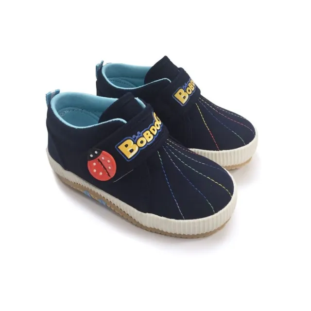 【樂樂童鞋】台灣製巴布豆小童休閒鞋-藍色(男童鞋 女童鞋 小童鞋 休閒鞋)