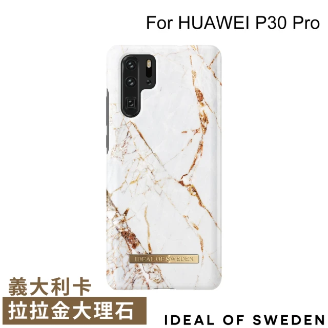 【iDeal Of Sweden】華為 HUAWEI P30 Pro 6.47吋 北歐時尚瑞典流行手機殼(義大利卡拉拉金大理石)