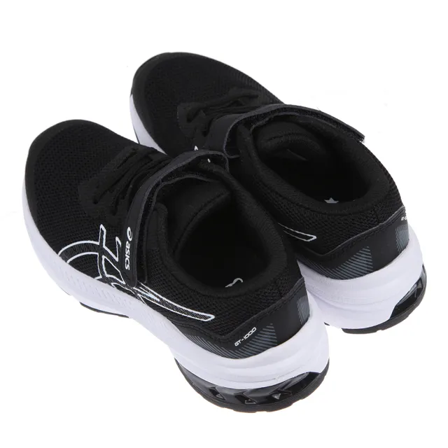 【布布童鞋】asics亞瑟士GT1000第11代低調黑兒童機能運動鞋(J2E238D)