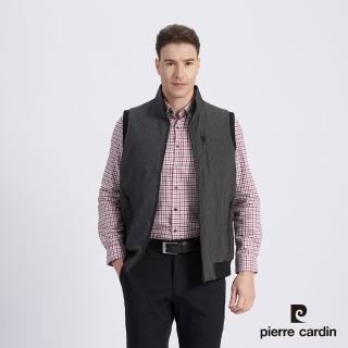 【pierre cardin 皮爾卡登】商務休閒 男款 休閒保暖背心-深灰色(5215361-97)