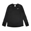 【NIKE 耐吉】T恤 Repel Element Run Top 男款 溫暖 拇指孔 反光 慢跑 運動 黑 銀(DD5650-010)