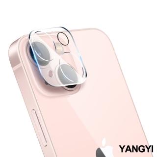 【YANG YI 揚邑】iPhone 13 / 13 mini 防爆防刮3D全包覆9H夜光圈鏡頭鋼化玻璃膜保護貼