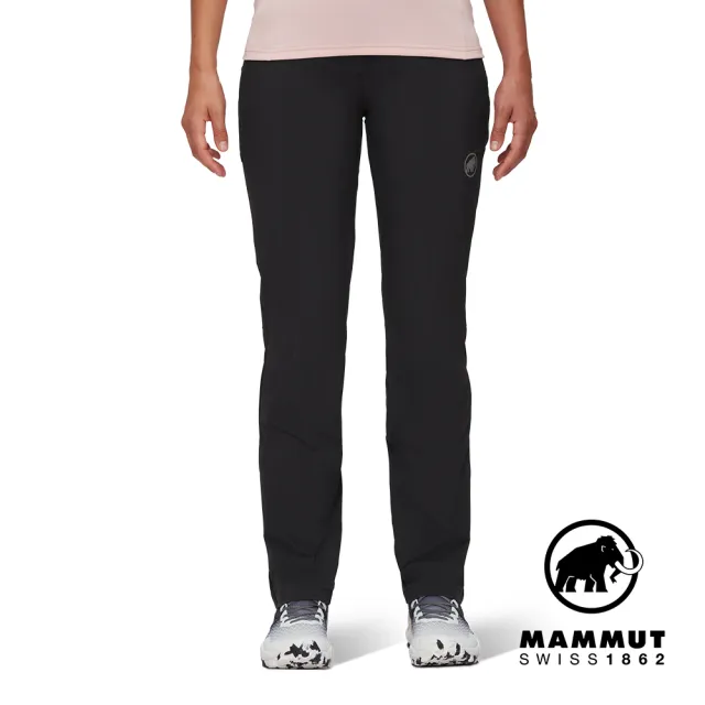 【Mammut 長毛象】Runbold Pants W 耐磨彈性機能長褲 黑色 女款 #1022-01680