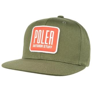 【POLER STUFF】HYPE PATCH HAT 休閒帽 棒球帽(橄欖色)