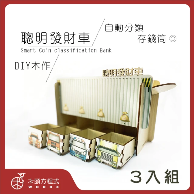 【木頭方程式】聰明發財車(用有趣的方式教孩子儲蓄觀念)