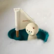 【Plantoys】木作水玩具-北極熊帆船(木質木頭玩具 洗澡戲水玩具)