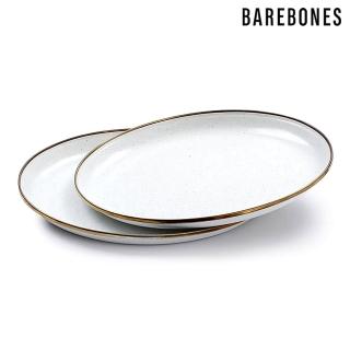 【Barebones】CKW-391 琺瑯盤組-蛋殼白(盤子 餐盤 餐具 備料盤)